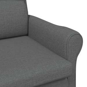 křeslo Tmavě šedá textil - obrázek 7