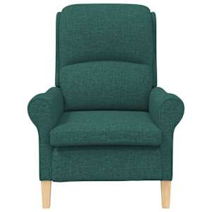 křeslo Tmavě zelená textil - obrázek 4