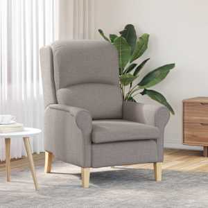 křeslo Taupe 76 x 94 x 102 cm textil - obrázek 1