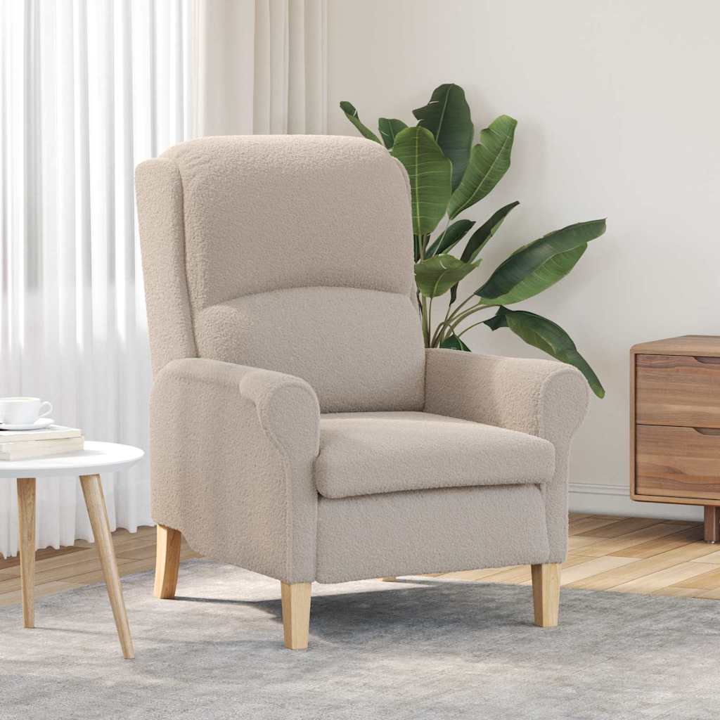 Ergonoomiline Tugitool Helehall Polüester, Puit Standard