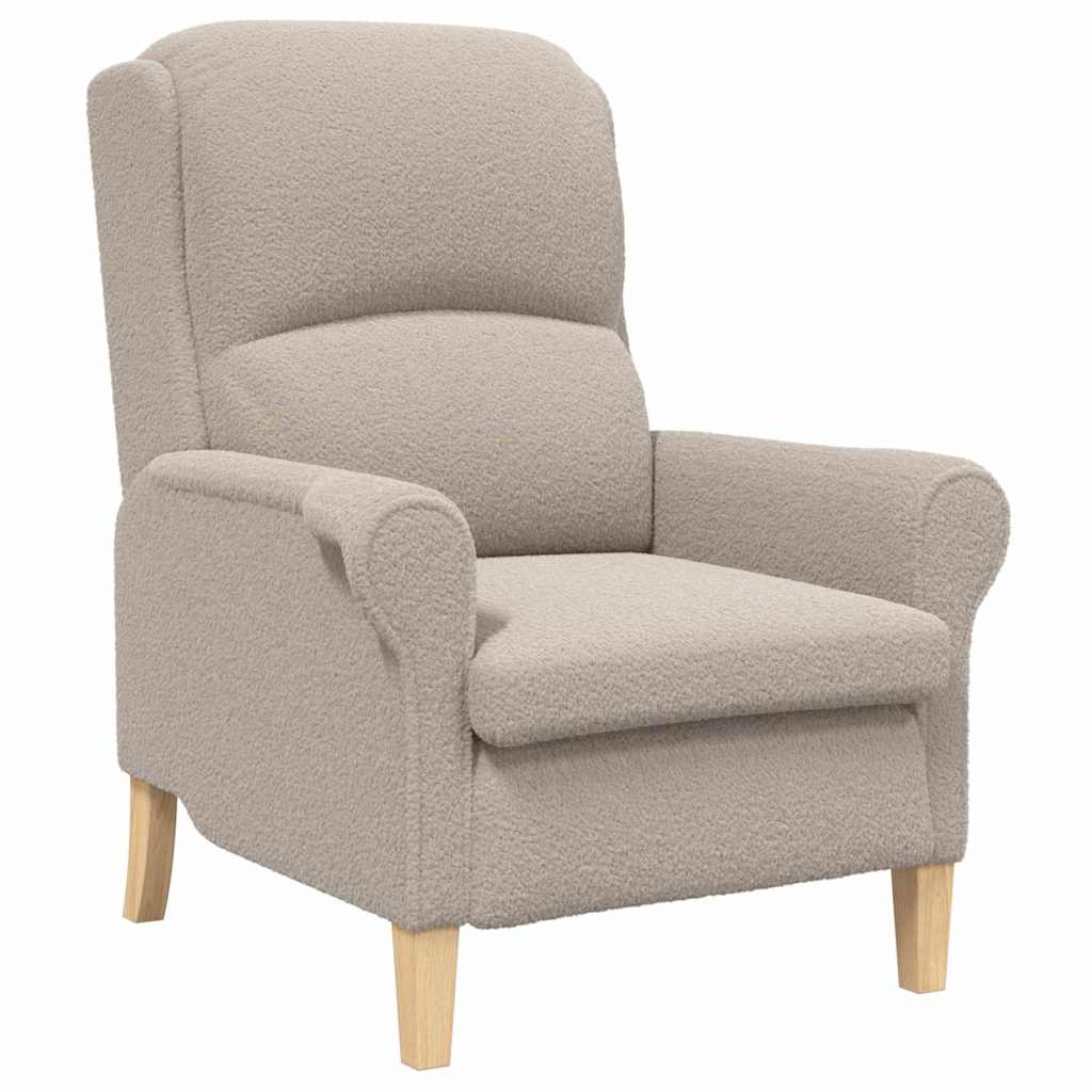 Ergonominen nojatuoli Vaaleanharmaa Polyesteri, Puu Normaali