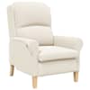 vidaXL Tugitool cream Pehme Sherpa kangas