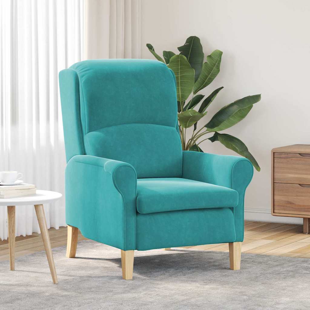 Turkoosi nojatuoli Turkoosi Kangas Normaali Ergonominen