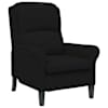 vidaXL Tugitool Must 76 x 94 x 102 cm Mikrofiiber