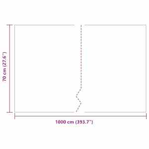 Kořenová bariéra Černá 0,7 x 10 m Polyethylen - obrázek 9
