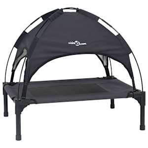 vidaXL Koeravoodi Must 62 x 48 x 61 cm Teras