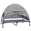 vidaXL &Uuml;les t&otilde;stetud koera voodi 127 x 81 x 108 cm Kangas ja teras