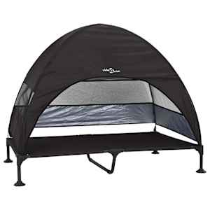 vidaXL &Uuml;les t&otilde;stetud koera voodi 127 x 81 x 108 cm Kangas ja teras
