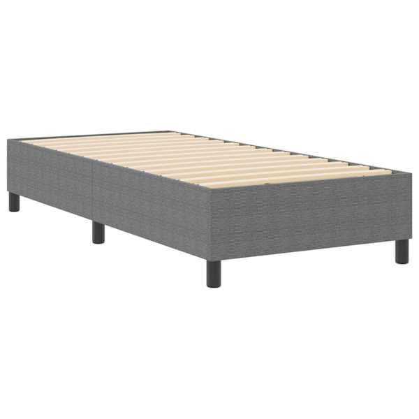 vidaXL Platvormvoodi raam Helehall 80 x 200 cm Korter kangas