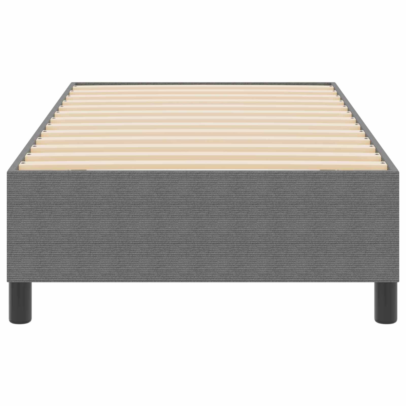 Thumbnail - vidaXL Plattformbettgestell Hellgrau 100 x 200 cm Stoff