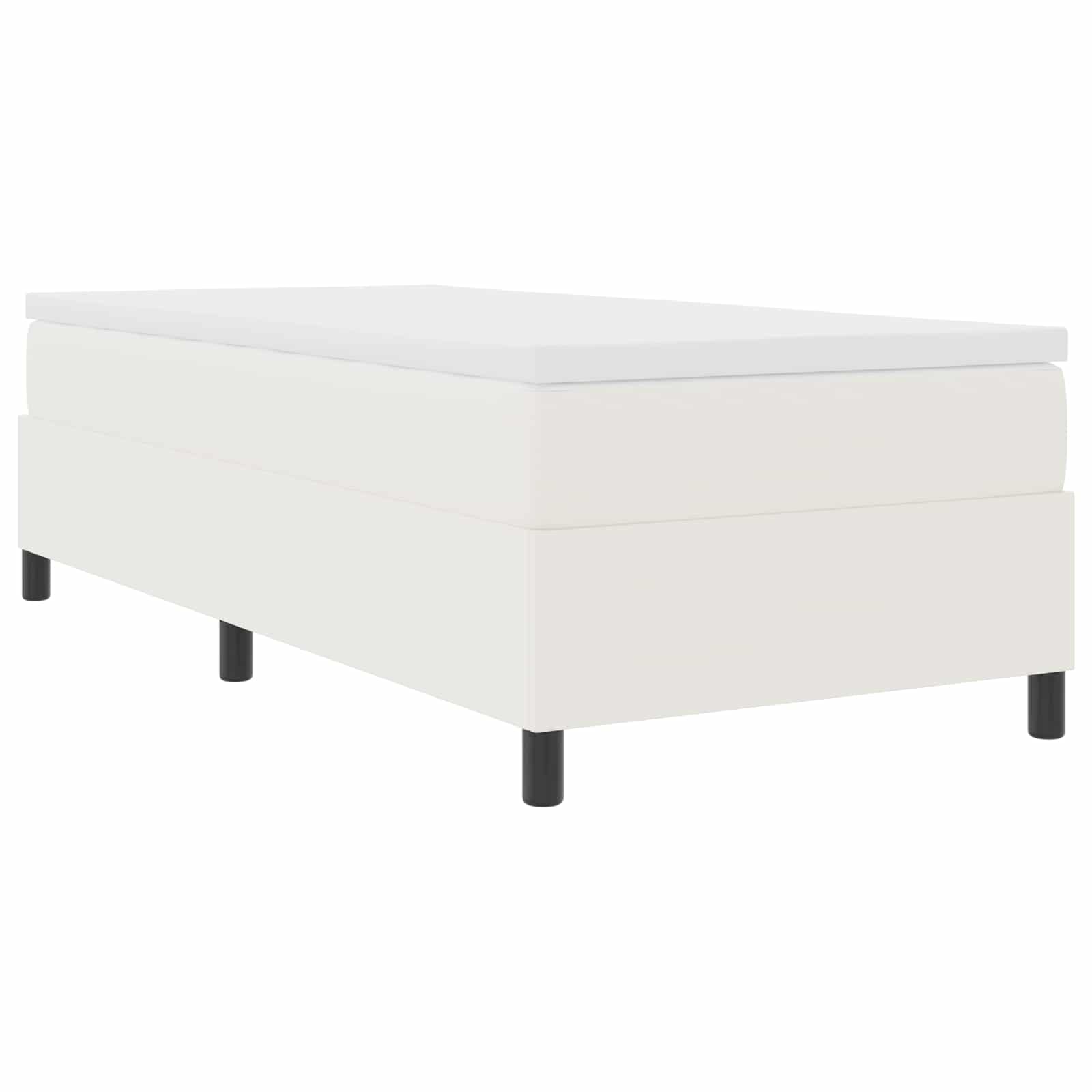 Rám platformy Krémová 100 x 200 cm Žebrovaná látka - obrázek 4