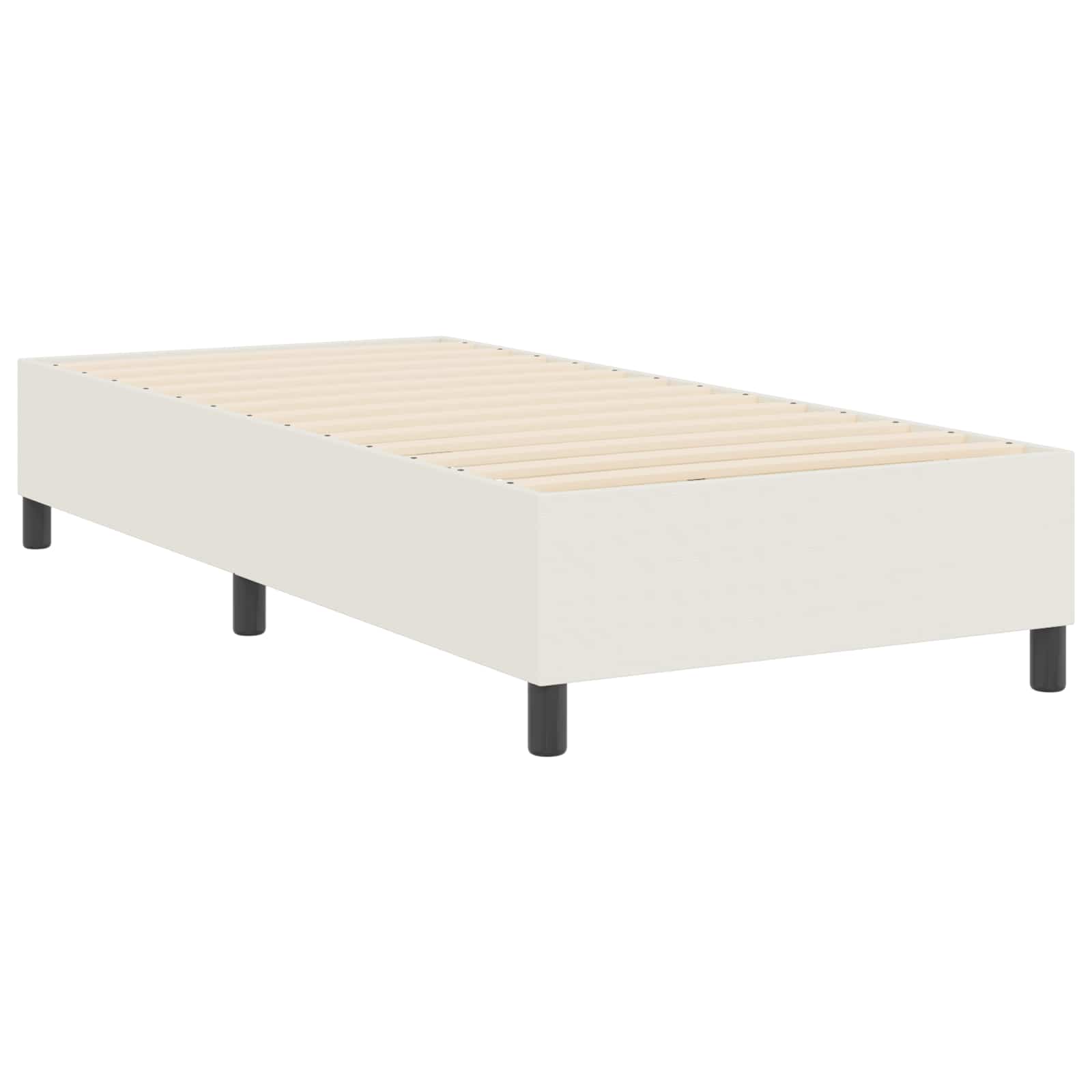 Rám platformy Krémová 100 x 200 cm Žebrovaná látka - obrázek 7