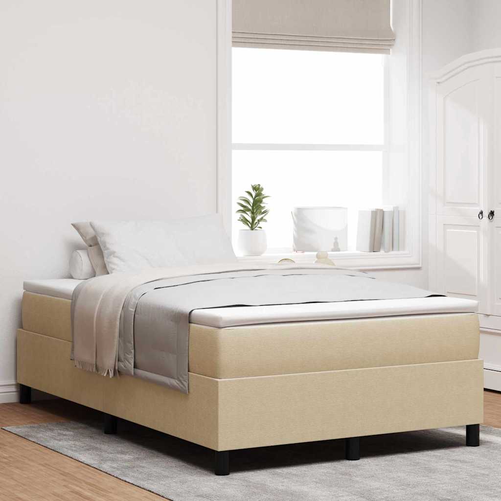 Boxspring Seng Lys Grå Grøn 120x200 cm Cordfløjl