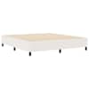 vidaXL Platvormvoodi raam cream 180 x 200 cm Korter kangas