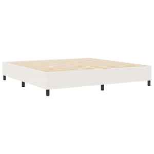 Rám platformy Krémová 200 x 200 cm Žebrovaná látka - obrázek 2