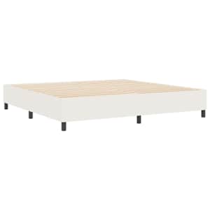 Rám platformy Krémová 200 x 200 cm Žebrovaná látka - obrázek 7