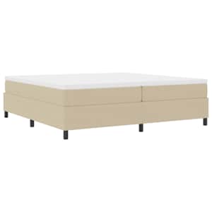 Rám platformy Šedozelená 200 x 200 cm Žebrovaná látka - obrázek 2
