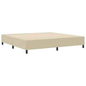 Rám platformy Šedozelená 200 x 200 cm Žebrovaná látka - obrázek 4