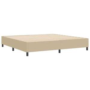 Rám platformy Šedozelená 200 x 200 cm Žebrovaná látka - obrázek 7