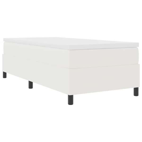 vidaXL Karbi vedrumadrats Kreem ja valge 80 x 200 cm Korter kangas