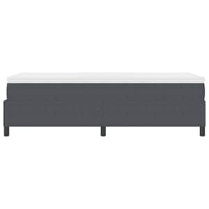 Postel s boxspringem Tmavě šedá a bílá 100 x 200 cm - obrázek 7