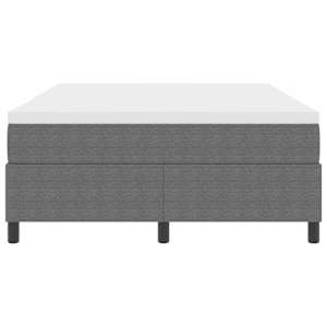 Postel s boxspringem Světle šedá a bílá 140 x 190 cm - obrázek 6