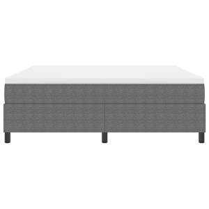 Postel s boxspringem Světle šedá a bílá 180 x 200 cm - obrázek 6