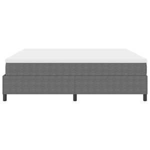 Postel s boxspringem Světle šedá a bílá 200 x 200 cm - obrázek 7