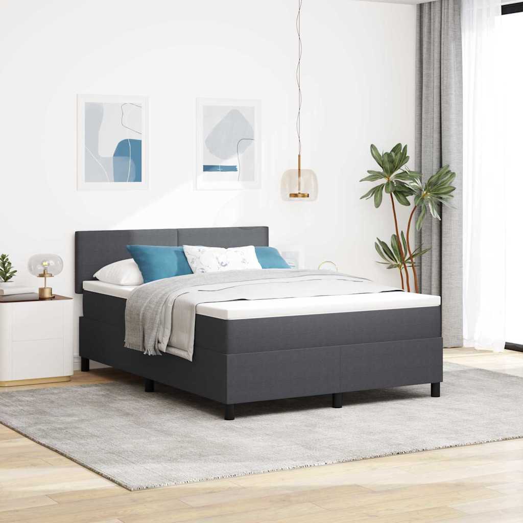 Karudega voodi koos madratsiga Tumehall 160x200 cm Meestik kangas