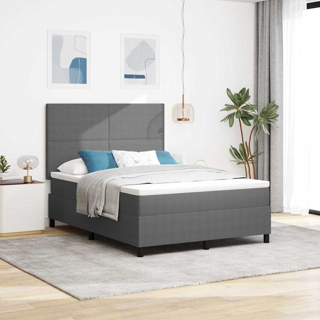Box Spring voodi koos madratsiga Hall 140x200 cm Samet