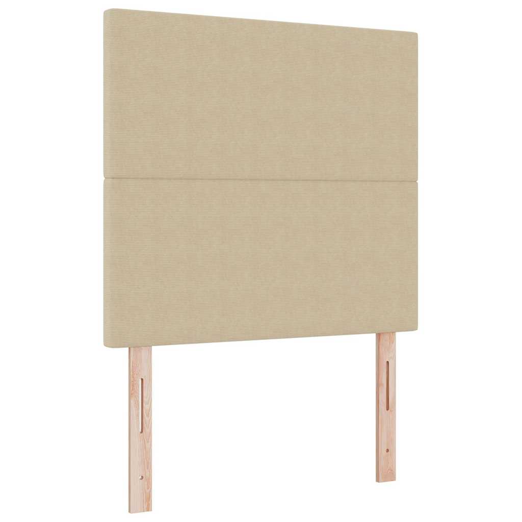 LED box pružinová postel s čelo Světle šedá a bílá 80 x 200 cm - obrázek 7