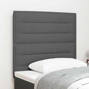 Čelo postele Tmavě šedá 80 cm textil - obrázek 1