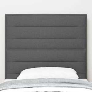 Čelo postele Tmavě šedá 80 cm textil - obrázek 3
