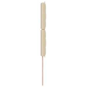 Čelo postele Krémová 90 cm textil - obrázek 5