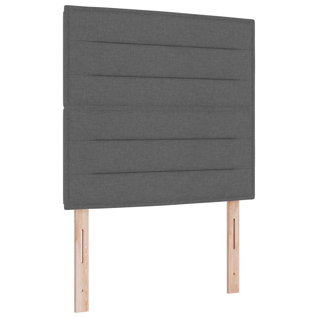 Sängynpääty Lines Design Tummanharmaa 100 cm Kangas