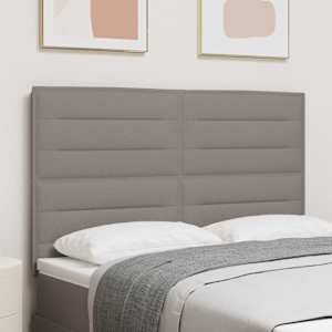Čelo postele Taupe 144 cm textil - obrázek 1