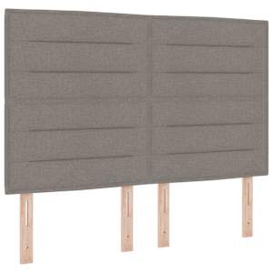 Čelo postele Taupe 144 cm textil - obrázek 2
