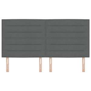 Čelo postele Tmavě šedá 180 cm textil - obrázek 4
