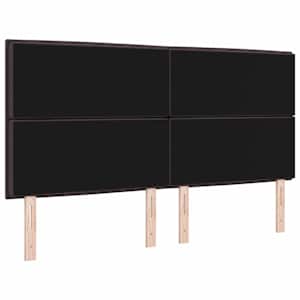 Čelo postele Tmavě hnědá 180 cm textil - obrázek 6