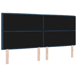Čelo postele Modrá 200 cm textil - obrázek 6