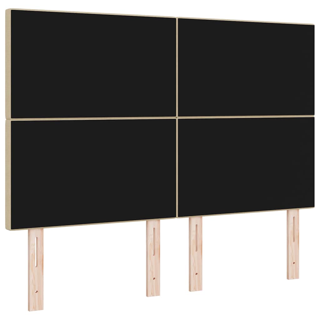 Vzglavje Svetlo zelena siva 160 cm Žametna tkanina - slika 6