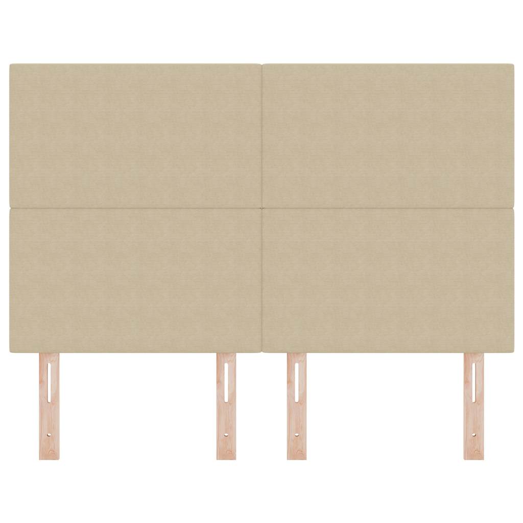 Vzglavje Svetlo zelena siva 160 cm Žametna tkanina - slika 4