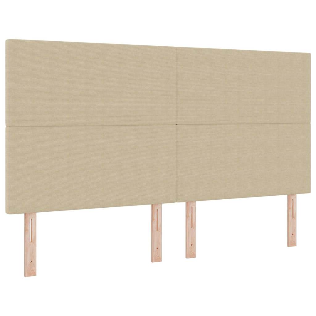 Thumbnail - vidaXL Kopfteil mit Kopfteil Hellgrün-Grau 180 cm Kunstleder