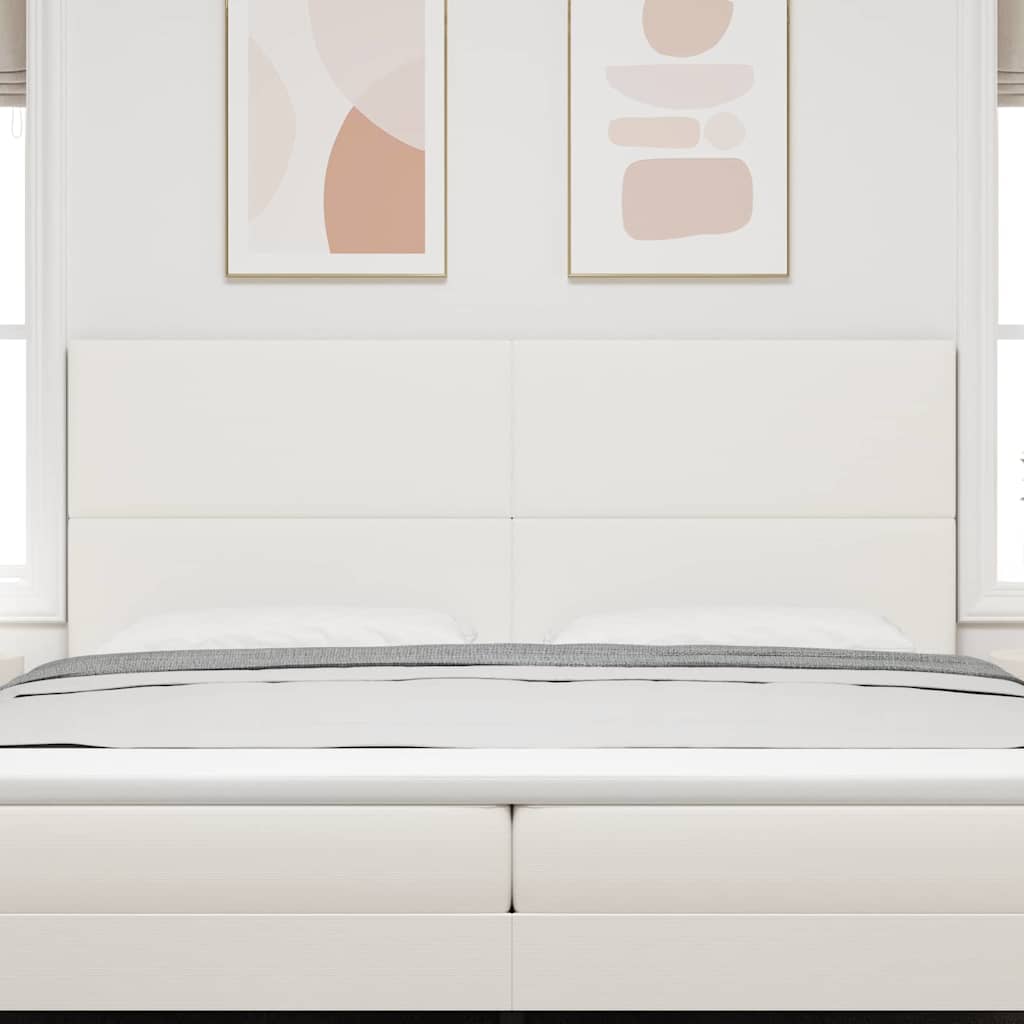 Thumbnail - vidaXL Kopfteil Creme 200 cm Cordstoff