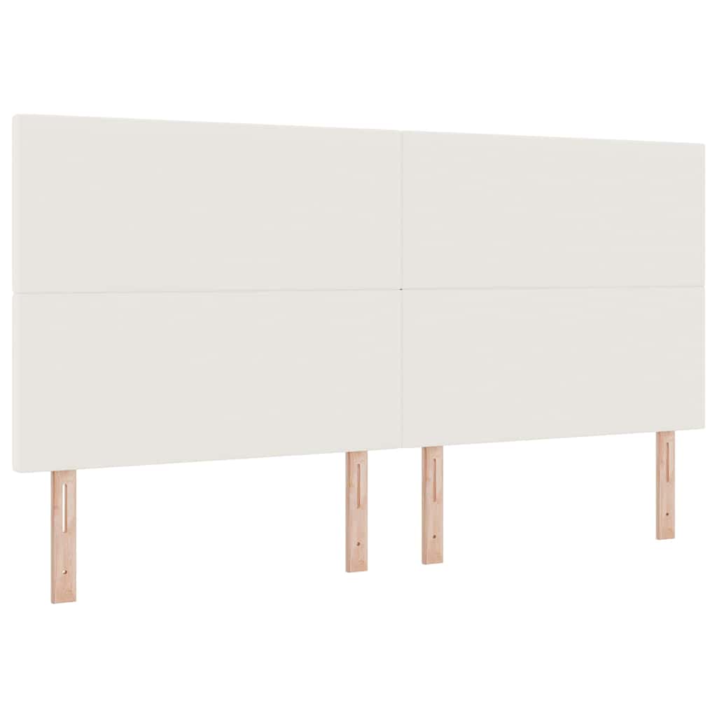 Thumbnail - vidaXL Kopfteil Creme 200 cm Cordstoff