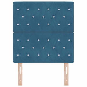 Čelo postele Tmavě modrá 80 cm samet - obrázek 4