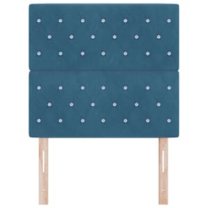 Čelo postele Tmavě modrá 100 cm samet - obrázek 4