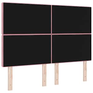 Čelo postele Růžová 144 cm samet - obrázek 6