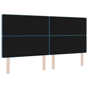 Čelo postele Tmavě modrá 200 cm samet - obrázek 6