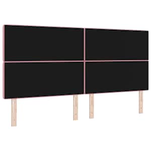 Čelo postele Růžová 200 cm samet - obrázek 6